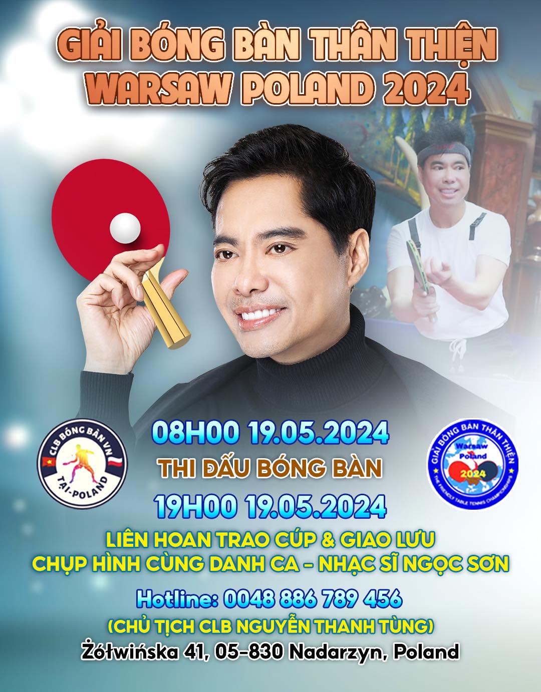 Plakat turnieju Giai cong dong - Thang 4.2024
