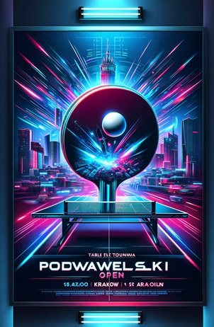 Plakat turnieju Podwawelski Open 6.11.2023